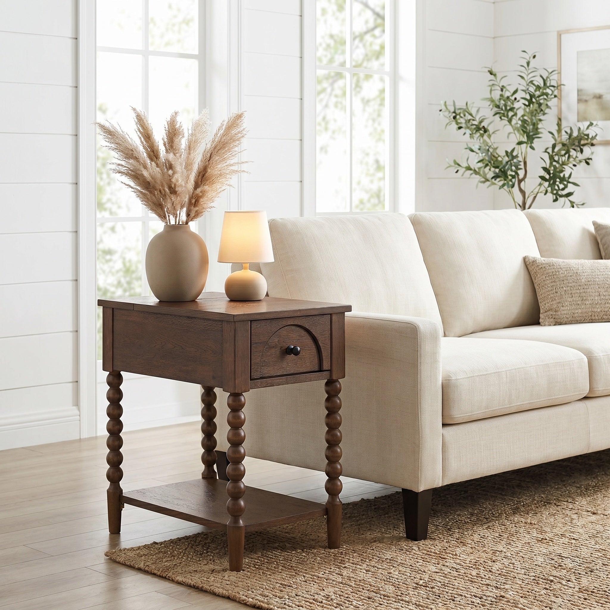 Pembroke 24” Deep Rectangular Chairside End Table