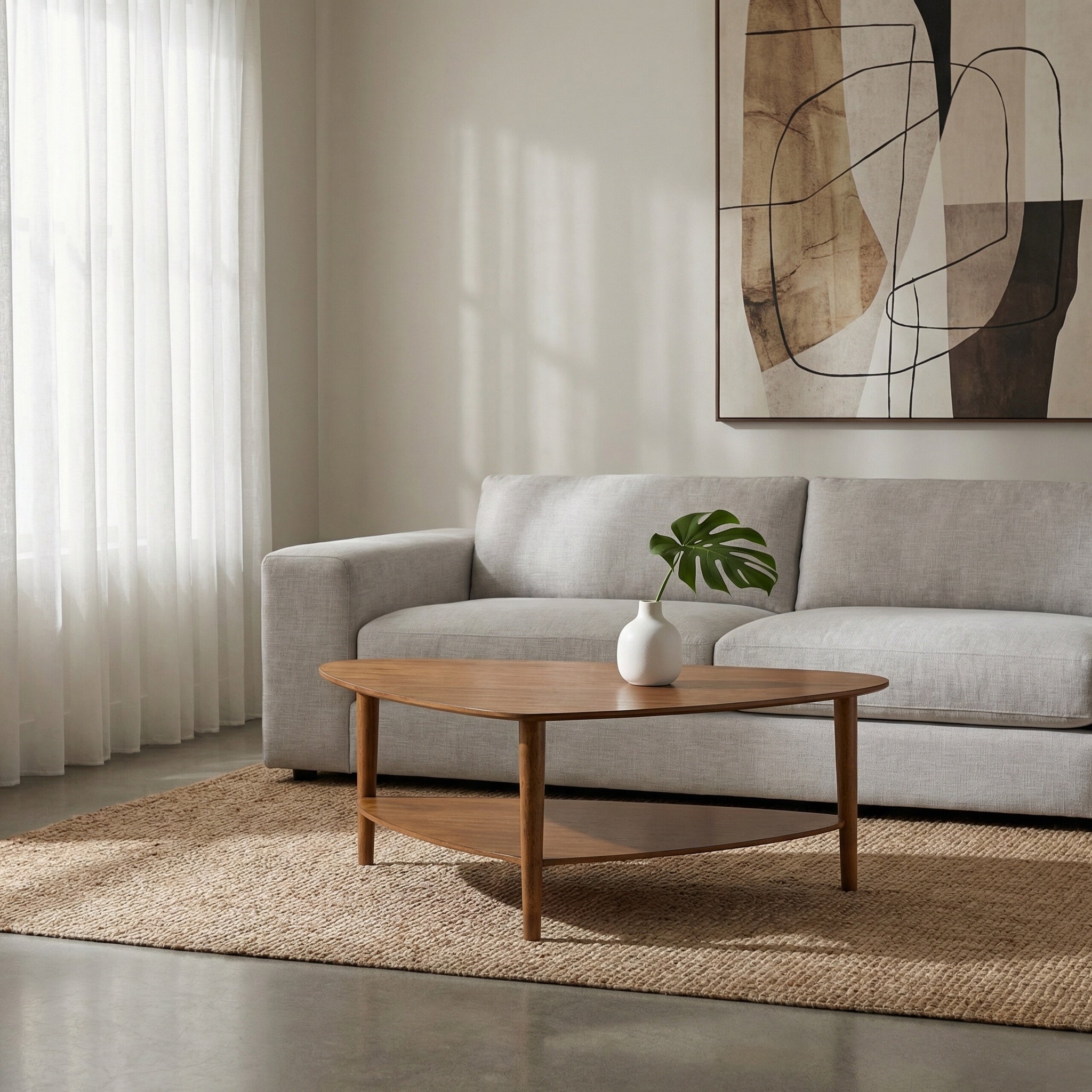 San Pietro Mid-Century Modern Coffee Table