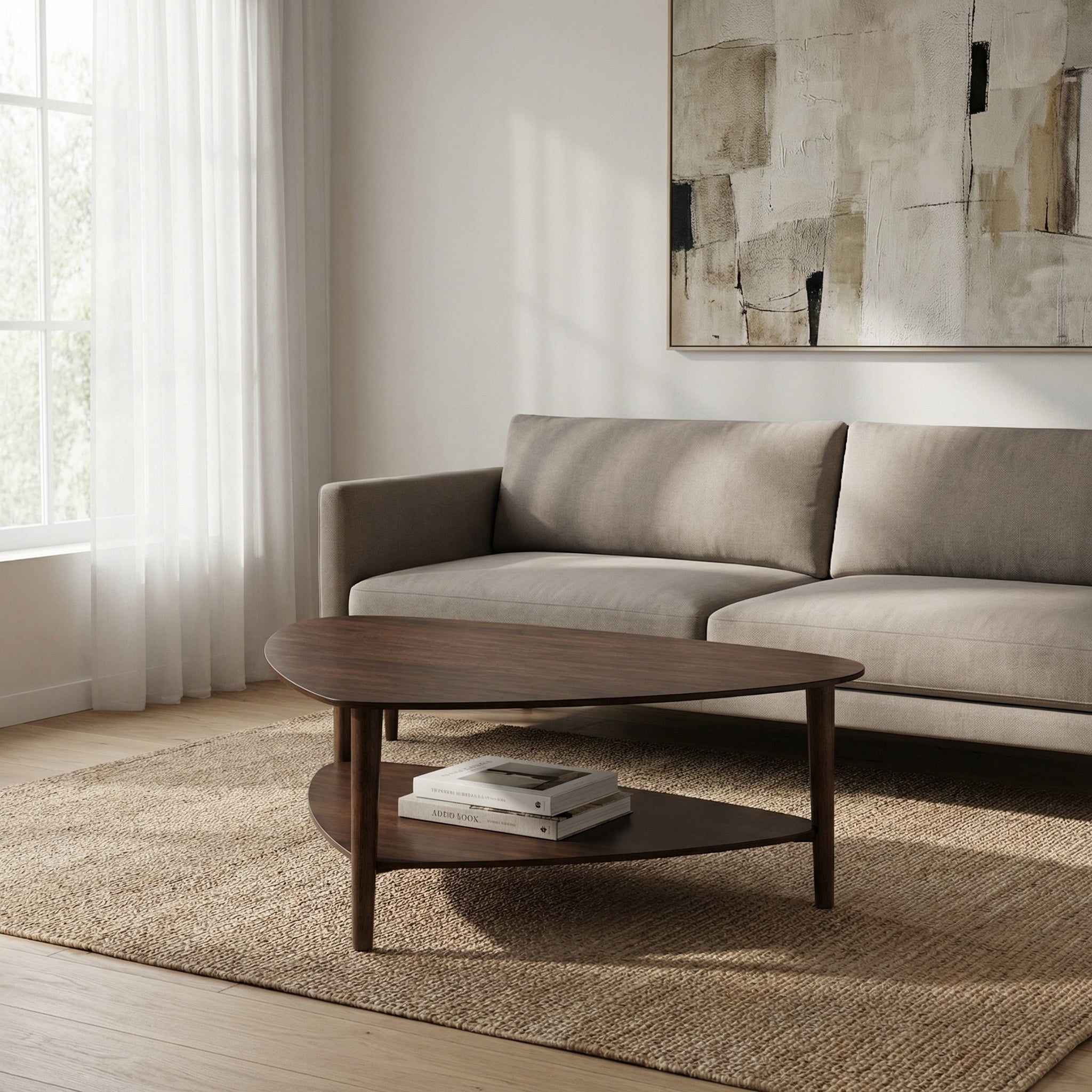 San Pietro Mid-Century Modern Coffee Table