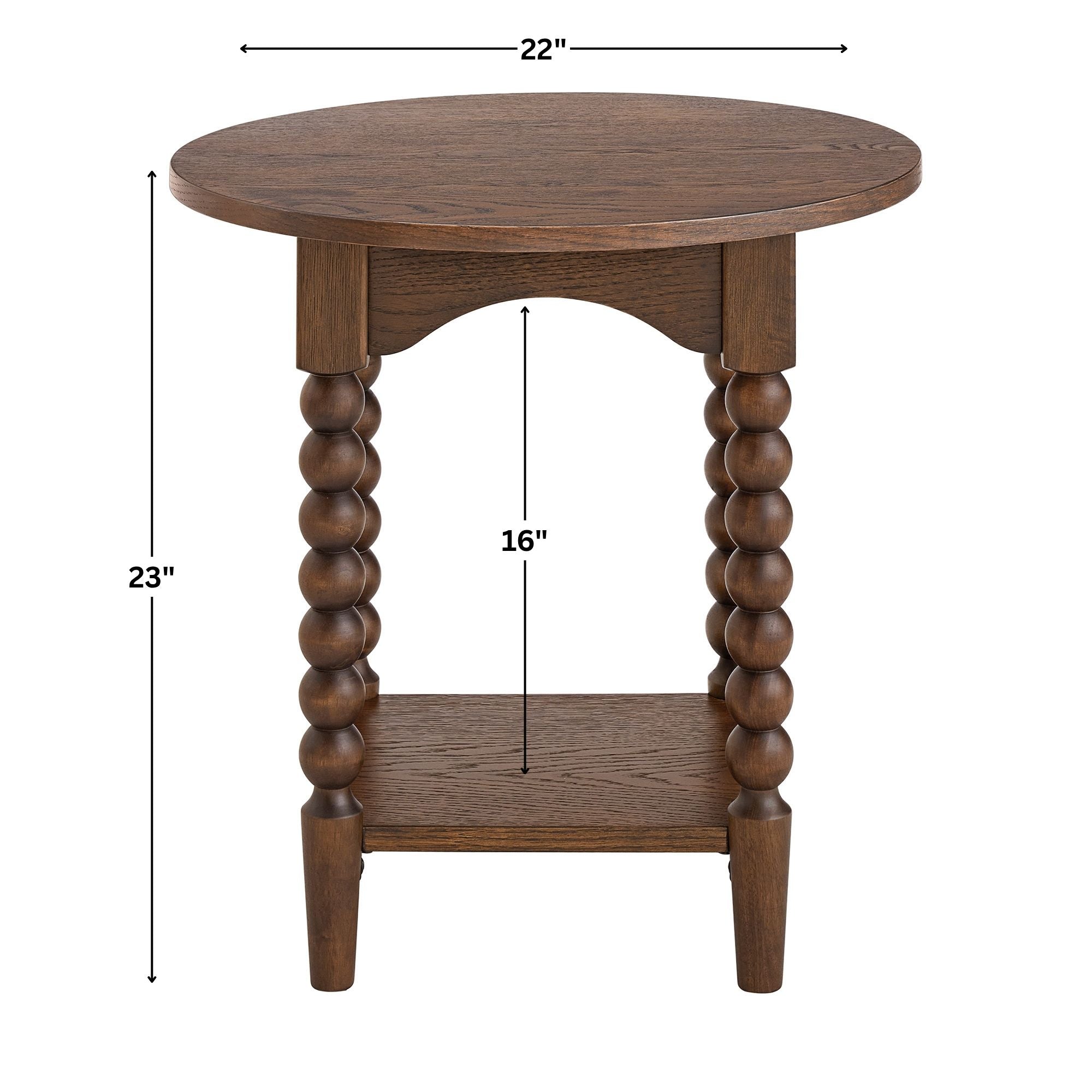 Pembroke 22” Round Cottage End Table