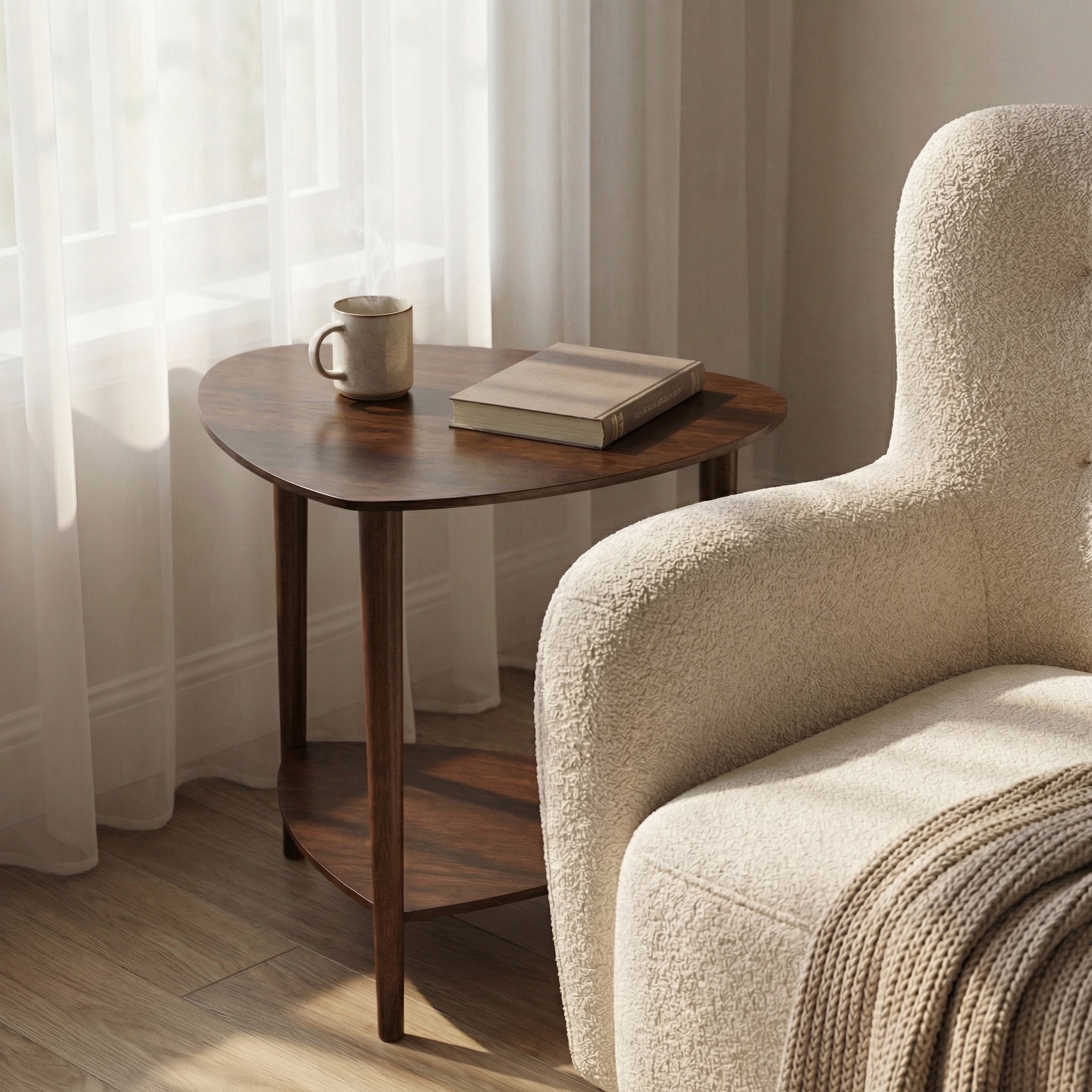 San Pietro Mid-Century Modern End Table