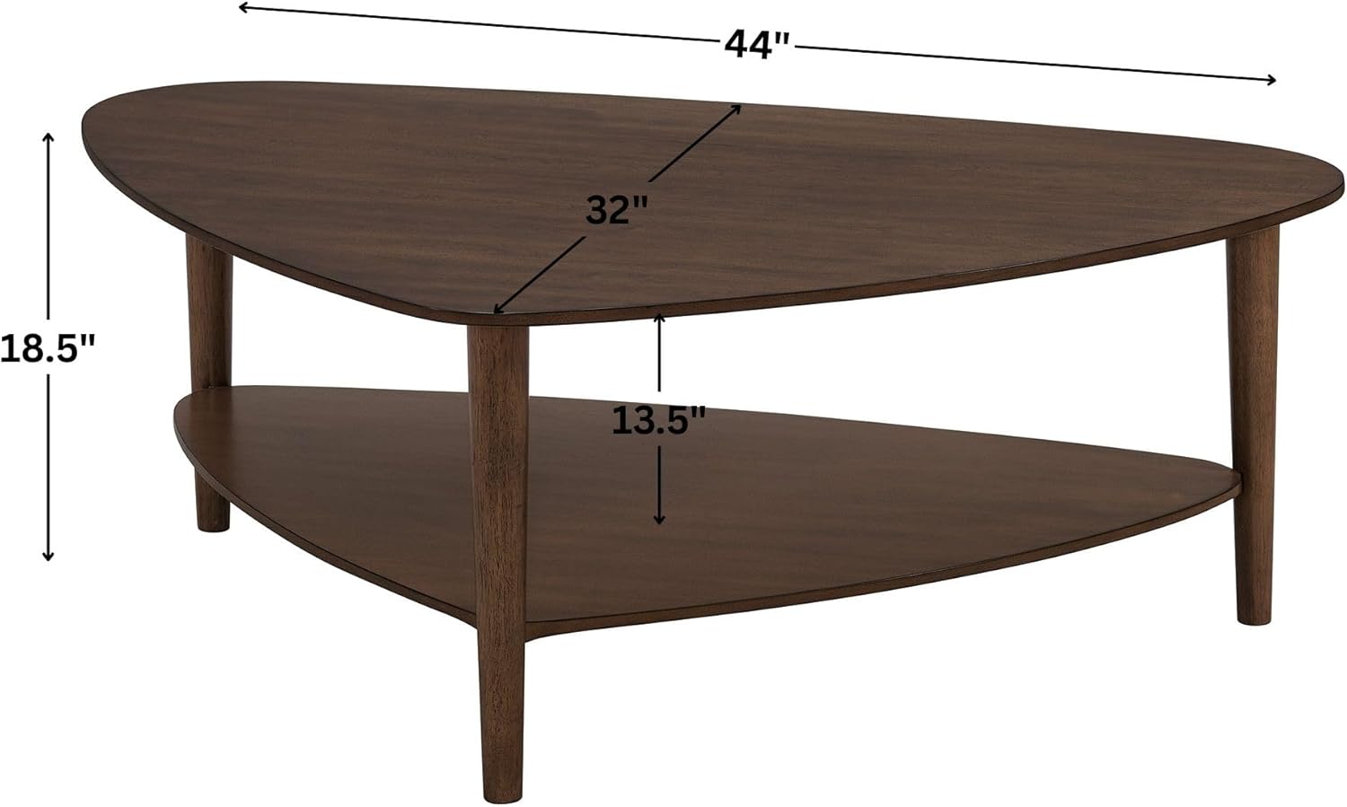 San Pietro Mid-Century Modern Coffee Table