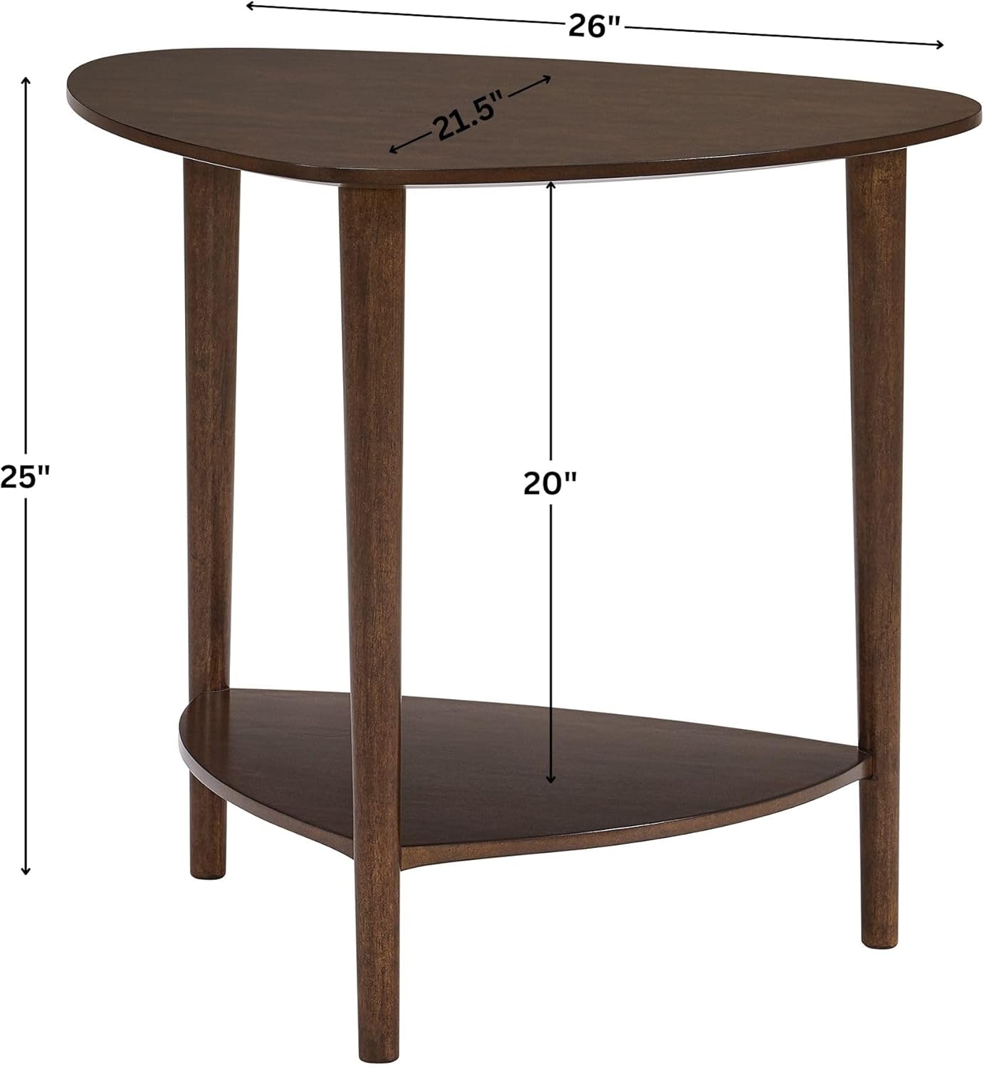 San Pietro Mid-Century Modern End Table