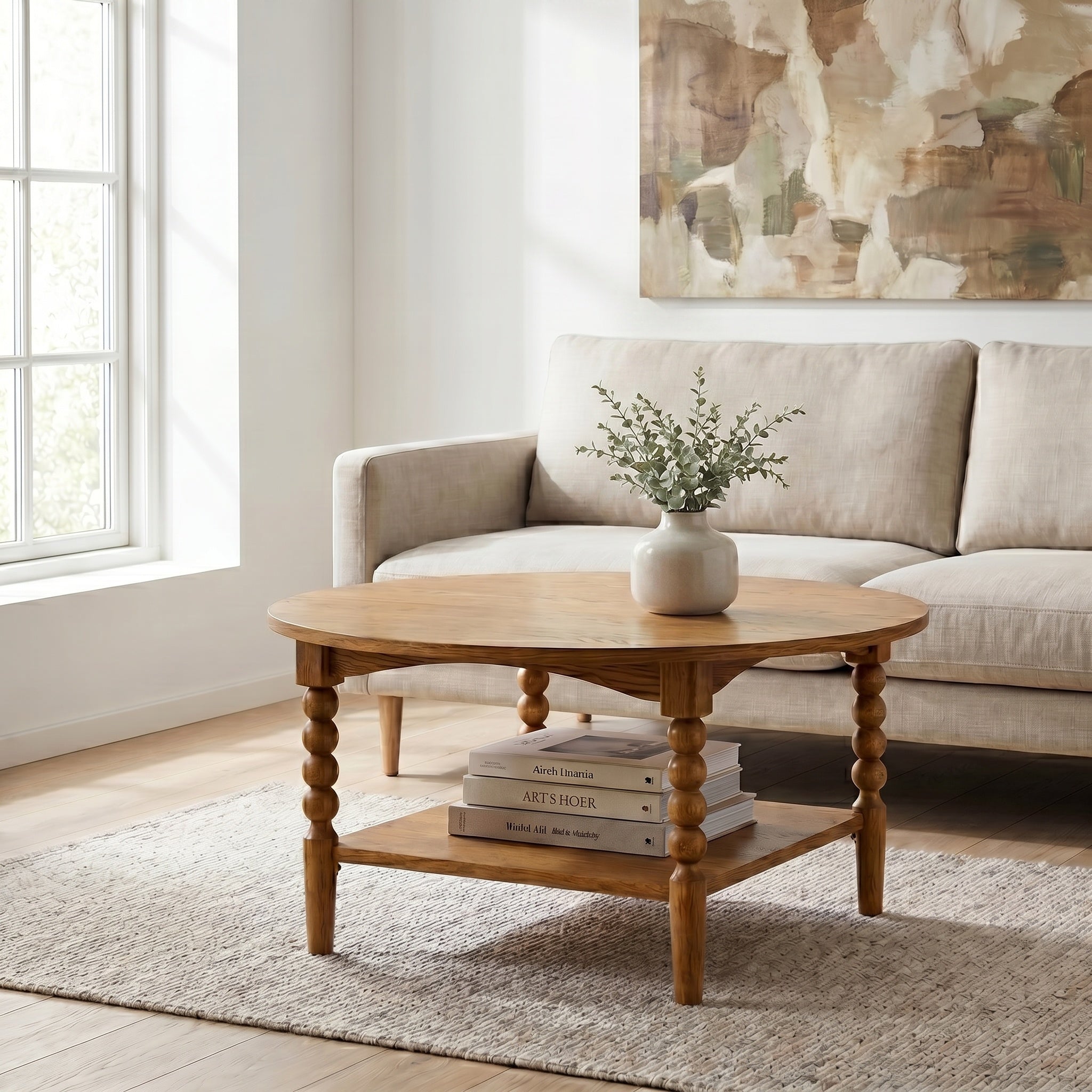 Pembroke 36” Round Cottage Coffee Table