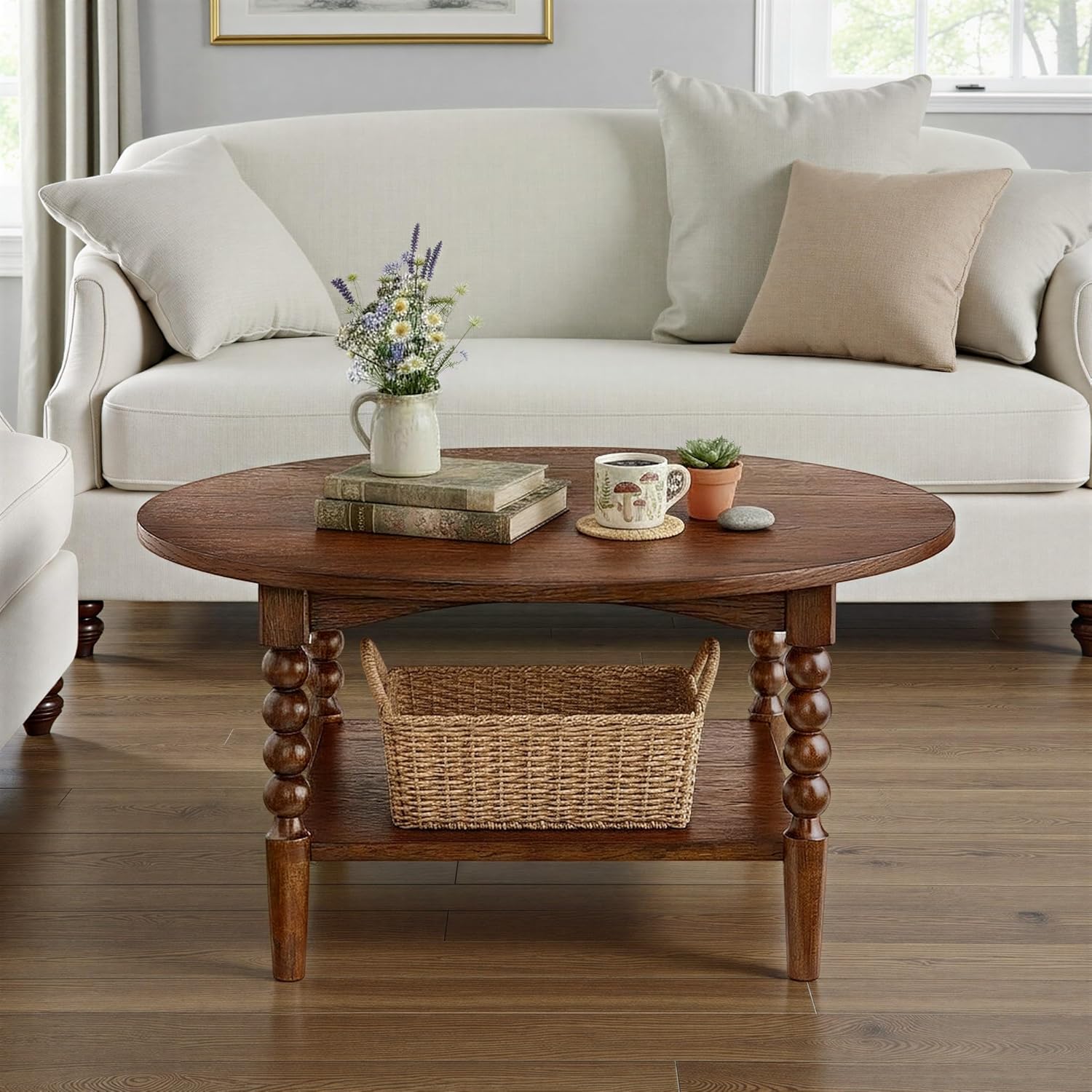 Pembroke 36” Round Cottage Coffee Table