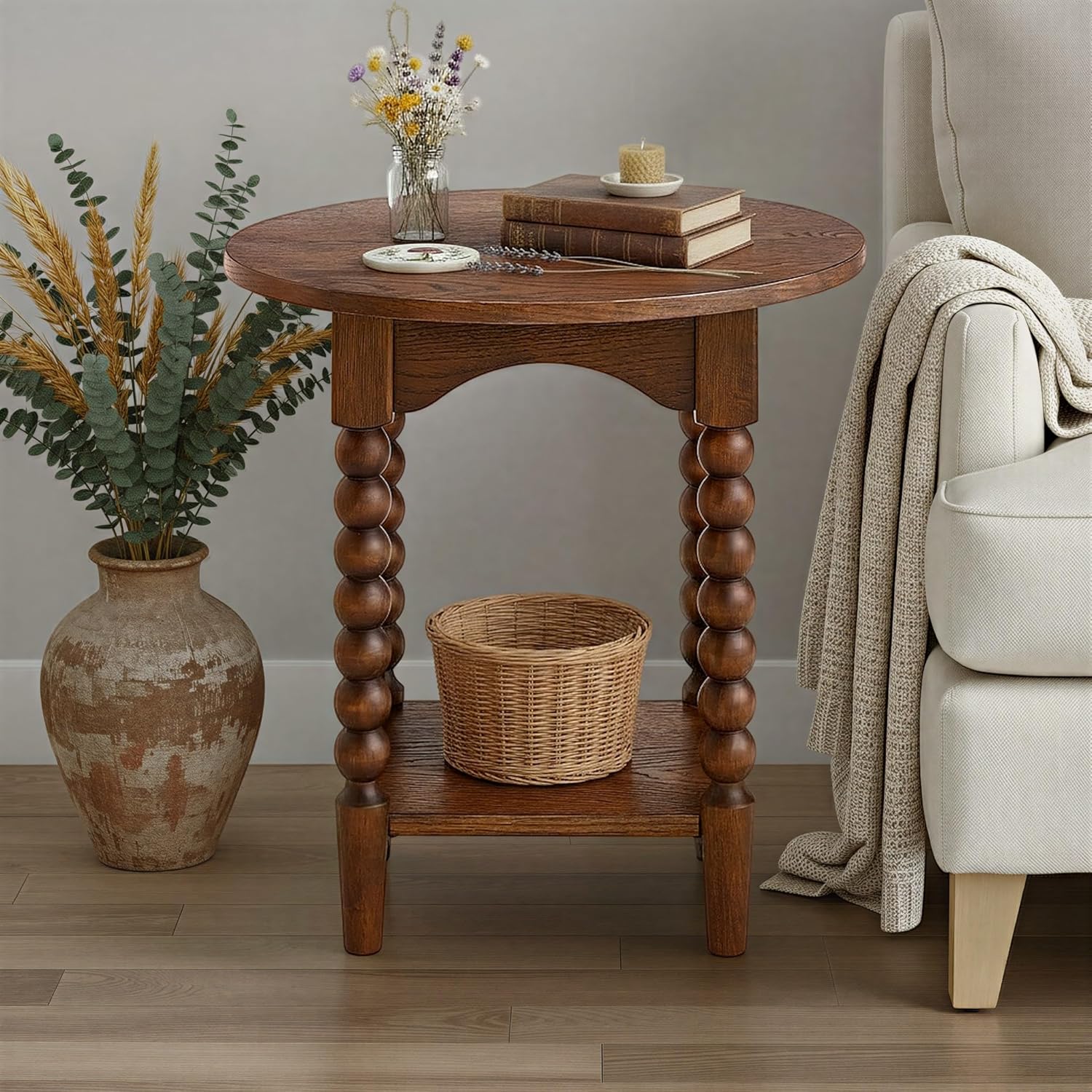 Pembroke 22” Round Cottage End Table
