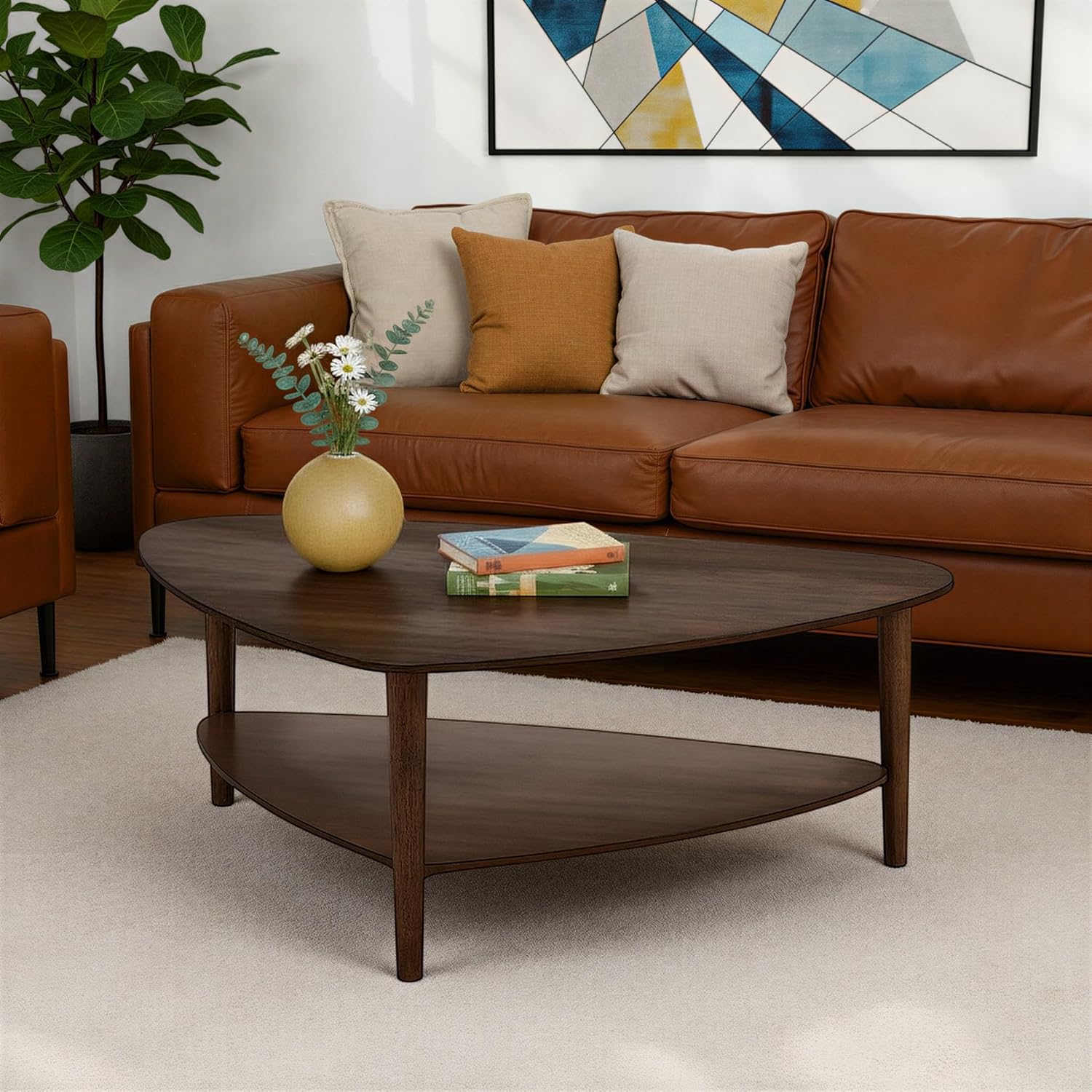 San Pietro Mid-Century Modern Coffee Table