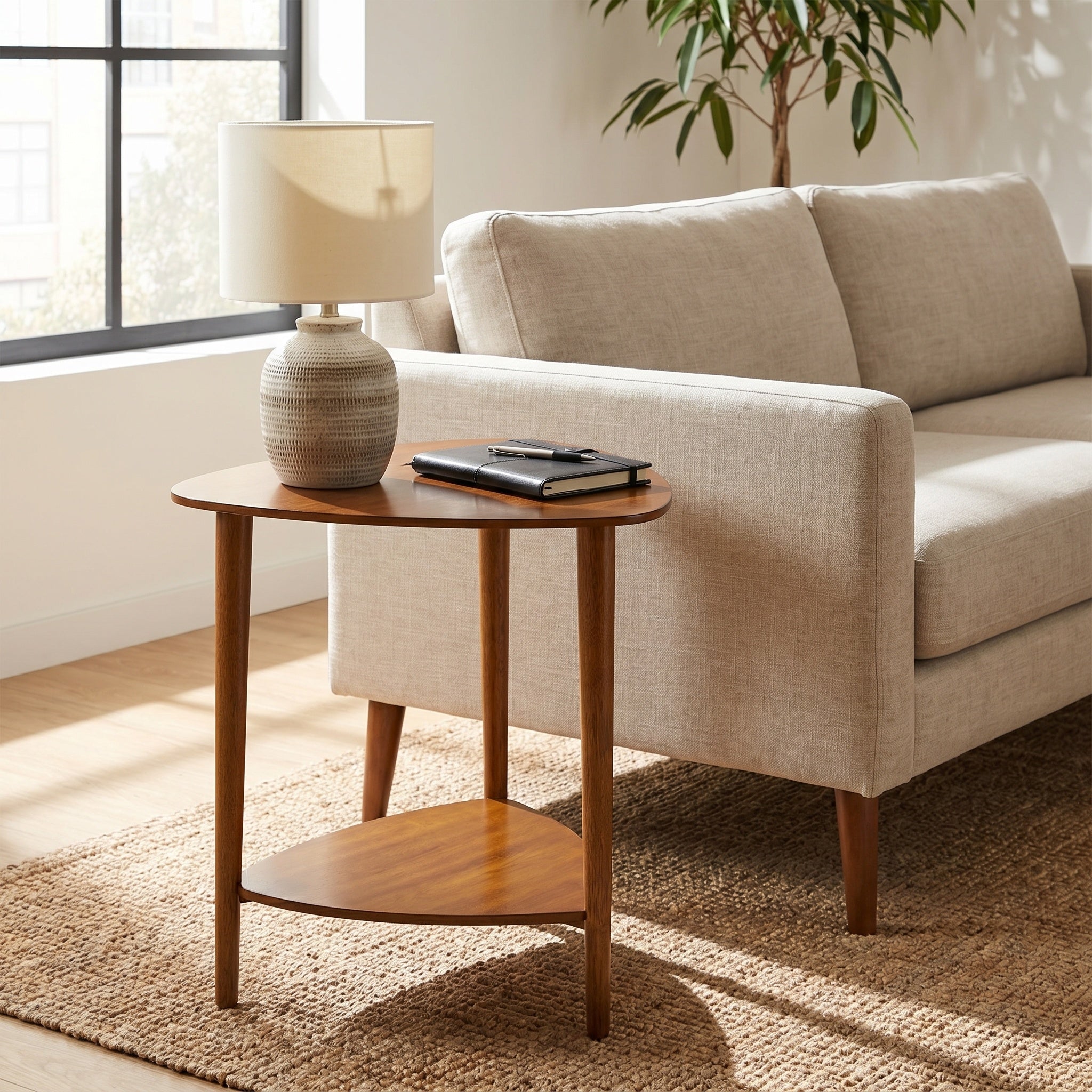 San Pietro Mid-Century Modern End Table