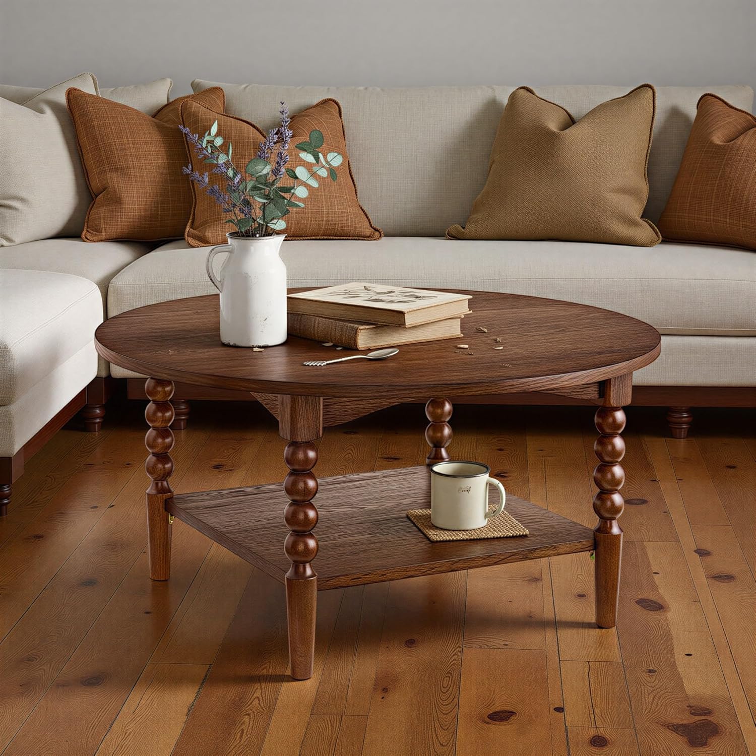 Pembroke 36” Round Cottage Coffee Table